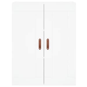 Skříň highboard bílá 69,5 x 34 x 180 cm kompozitní dřevo - obrázek 6