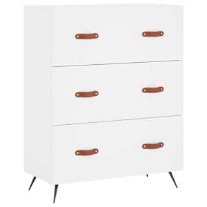Skříň highboard bílá 69,5 x 34 x 180 cm kompozitní dřevo - obrázek 7