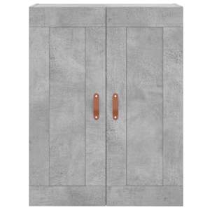 Skříň highboard betonově šedá 69,5x34x180 cm kompozitní dřevo - obrázek 6