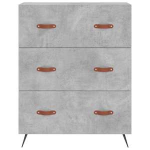 Skříň highboard betonově šedá 69,5x34x180 cm kompozitní dřevo - obrázek 8