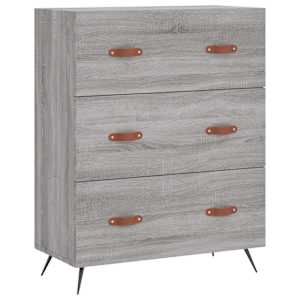 Skříň highboard šedá sonoma 69,5 x 34 x 180 cm kompozitní dřevo - obrázek 7
