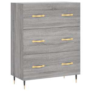 Skříň highboard šedá sonoma 69,5 x 34 x 180 cm kompozitní dřevo - obrázek 7