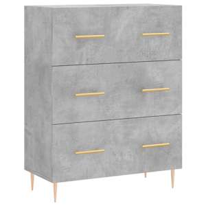 Skříň highboard betonově šedá 69,5x34x180 cm kompozitní dřevo - obrázek 7