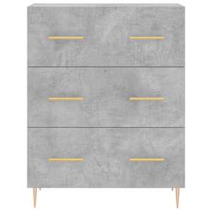 Skříň highboard betonově šedá 69,5x34x180 cm kompozitní dřevo - obrázek 8