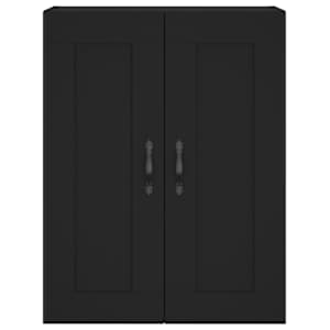 Skříň highboard černá 69,5 x 34 x 180 cm kompozitní dřevo - obrázek 6