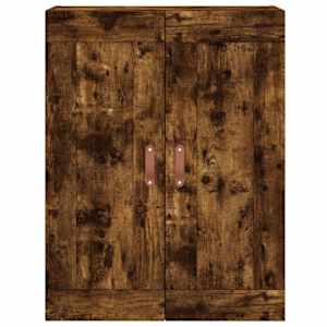 Skříň highboard kouřový dub 69,5 x 34 x 180 cm kompozitní dřevo - obrázek 6