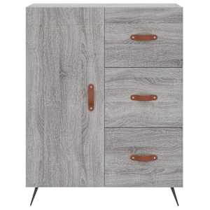 Skříň highboard šedá sonoma 69,5 x 34 x 180 cm kompozitní dřevo - obrázek 8