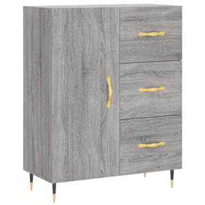 Skříň highboard šedá sonoma 69,5 x 34 x 180 cm kompozitní dřevo - obrázek 7