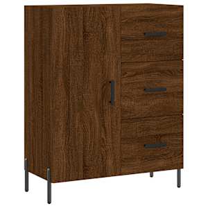 Skříň highboard hnědý dub 69,5 x 34 x 180 cm kompozitní dřevo - obrázek 7