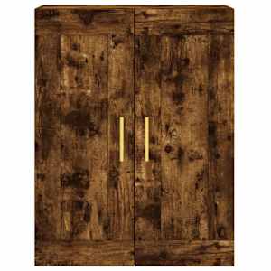 Skříň highboard kouřový dub 69,5 x 34 x 180 cm kompozitní dřevo - obrázek 6