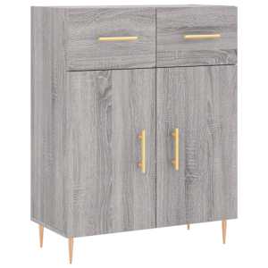 Skříň highboard šedá sonoma 69,5 x 34 x 180 cm kompozitní dřevo - obrázek 7
