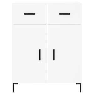 Skříň highboard bílá 69,5 x 34 x 180 cm kompozitní dřevo - obrázek 8