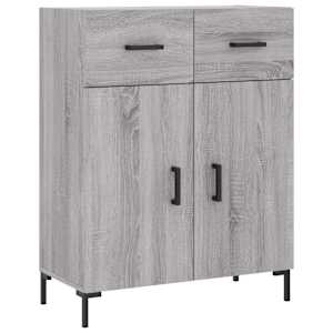 Skříň highboard šedá sonoma 69,5 x 34 x 180 cm kompozitní dřevo - obrázek 7