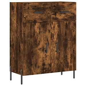 Skříň highboard kouřový dub 69,5 x 34 x 180 cm kompozitní dřevo - obrázek 7