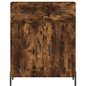 Skříň highboard kouřový dub 69,5 x 34 x 180 cm kompozitní dřevo - obrázek 8