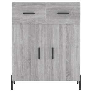Skříň highboard šedá sonoma 69,5 x 34 x 180 cm kompozitní dřevo - obrázek 8