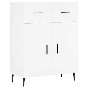 Skříň highboard bílá 69,5 x 34 x 180 cm kompozitní dřevo - obrázek 7