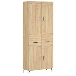 Skříň highboard dub sonoma 69,5 x 34 x 180 cm kompozitní dřevo - obrázek 2