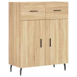 Skříň highboard dub sonoma 69,5 x 34 x 180 cm kompozitní dřevo - obrázek 7
