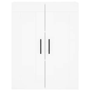 Skříň highboard bílá 69,5 x 34 x 180 cm kompozitní dřevo - obrázek 6