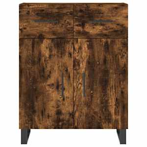 Skříň highboard kouřový dub 69,5 x 34 x 180 cm kompozitní dřevo - obrázek 8