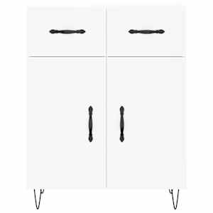 Skříň highboard bílá 69,5 x 34 x 180 cm kompozitní dřevo - obrázek 8