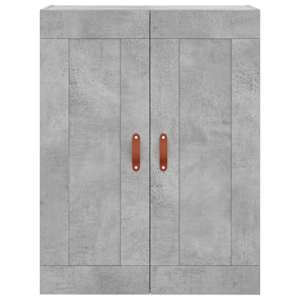 Skříň highboard betonově šedá 69,5x34x180 cm kompozitní dřevo - obrázek 6