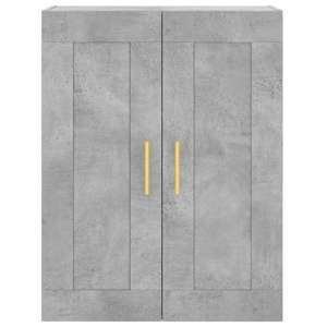 Skříň highboard betonově šedá 69,5x34x180 cm kompozitní dřevo - obrázek 6