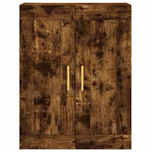 Skříň highboard kouřový dub 69,5 x 34 x 180 cm kompozitní dřevo - obrázek 6