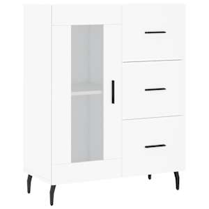 Skříň highboard bílá 69,5 x 34 x 180 cm kompozitní dřevo - obrázek 7