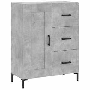 Skříň highboard betonově šedá 69,5x34x180 cm kompozitní dřevo - obrázek 7