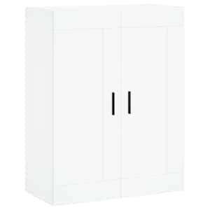 Skříň highboard bílá 69,5 x 34 x 180 cm kompozitní dřevo - obrázek 5