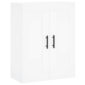 Skříň highboard bílá 69,5 x 34 x 180 cm kompozitní dřevo - obrázek 5
