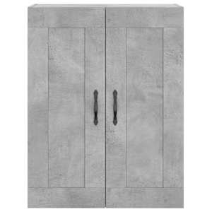 Skříň highboard betonově šedá 69,5x34x180 cm kompozitní dřevo - obrázek 6