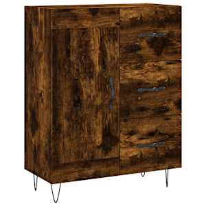 Skříň highboard kouřový dub 69,5 x 34 x 180 cm kompozitní dřevo - obrázek 7