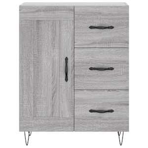 Skříň highboard šedá sonoma 69,5 x 34 x 180 cm kompozitní dřevo - obrázek 8