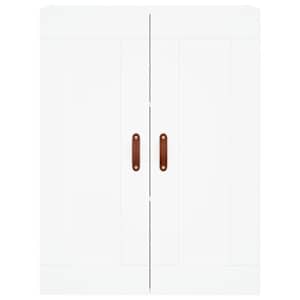 Skříň highboard bílá 69,5 x 34 x 180 cm kompozitní dřevo - obrázek 6