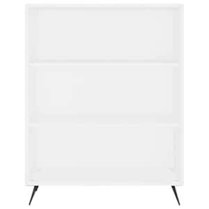 Skříň highboard bílá 69,5 x 34 x 180 cm kompozitní dřevo - obrázek 8