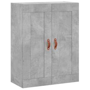 Skříň highboard betonově šedá 69,5x34x180 cm kompozitní dřevo - obrázek 5