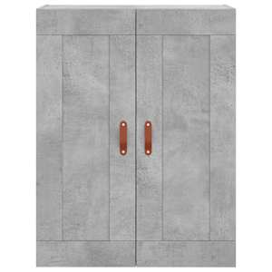 Skříň highboard betonově šedá 69,5x34x180 cm kompozitní dřevo - obrázek 6