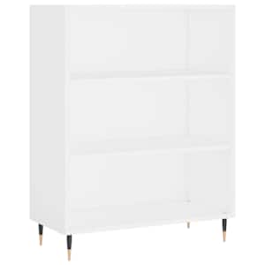 Skříň highboard bílá 69,5 x 34 x 180 cm kompozitní dřevo - obrázek 7