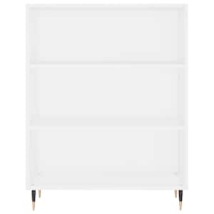 Skříň highboard bílá 69,5 x 34 x 180 cm kompozitní dřevo - obrázek 8