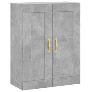 Skříň highboard betonově šedá 69,5x34x180 cm kompozitní dřevo - obrázek 5