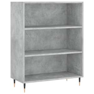 Skříň highboard betonově šedá 69,5x34x180 cm kompozitní dřevo - obrázek 7