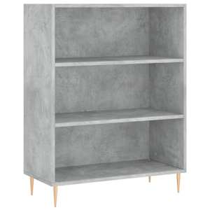 Skříň highboard betonově šedá 69,5x34x180 cm kompozitní dřevo - obrázek 7