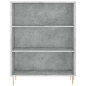 Skříň highboard betonově šedá 69,5x34x180 cm kompozitní dřevo - obrázek 8