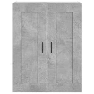 Skříň highboard betonově šedá 69,5x34x180 cm kompozitní dřevo - obrázek 6