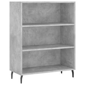Skříň highboard betonově šedá 69,5x34x180 cm kompozitní dřevo - obrázek 7