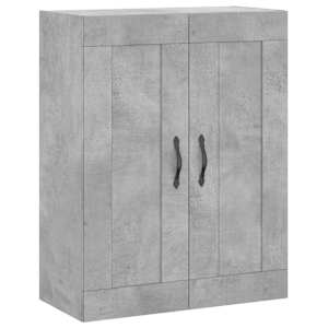 Skříň highboard betonově šedá 69,5x34x180 cm kompozitní dřevo - obrázek 5