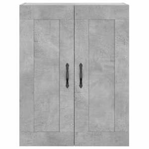 Skříň highboard betonově šedá 69,5x34x180 cm kompozitní dřevo - obrázek 6